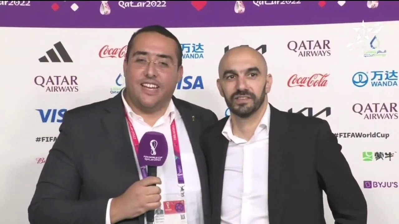 شاهد ماذا قال وليد الركراكي بعد الهزيمة من كرواتيا