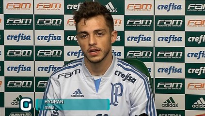 Confira como foi a coletiva com o palmeirense Hyoran