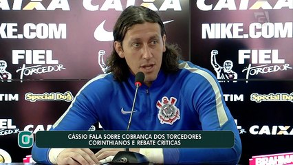 Cássio fala sobre pressão de torcedores corintianos e rebate críticas