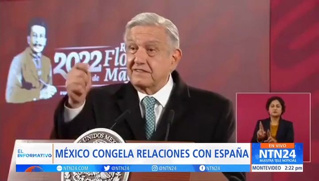 AMLO mantiene pausada las relaciones diplomáticas con España
