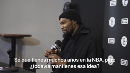 Kevin Durant habla sobre su posible retiro en el Barça / BROOKLYN NETS