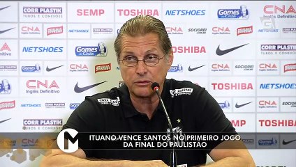 Confira os vestiários do Santos após a primeira final do Paulistão