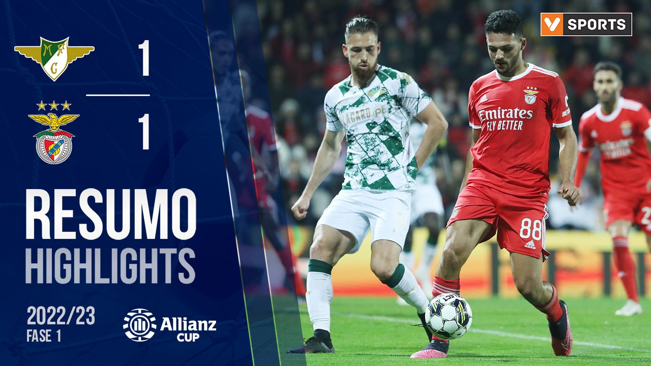 Highlights: Moreirense 1-1 Benfica (Taça da Liga 22/23 - Fase 1 - Jornada 3)