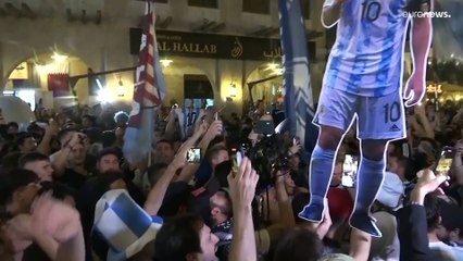 L'ambiance est montée d'un cran à Doha à quelques heures de la finale de la Coupe du monde