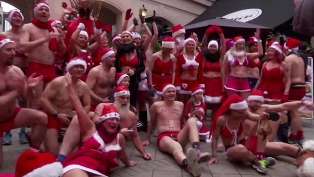 수영복 달리기·스키...성탄절 앞 다양한 산타 행사 열려 / YTN