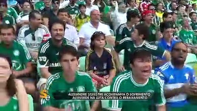 Palmeiras empata e garante permanência na Série A graças ao Santos