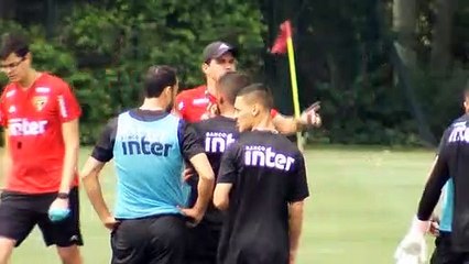 Imagens do treino do São Paulo desta quinta-feira