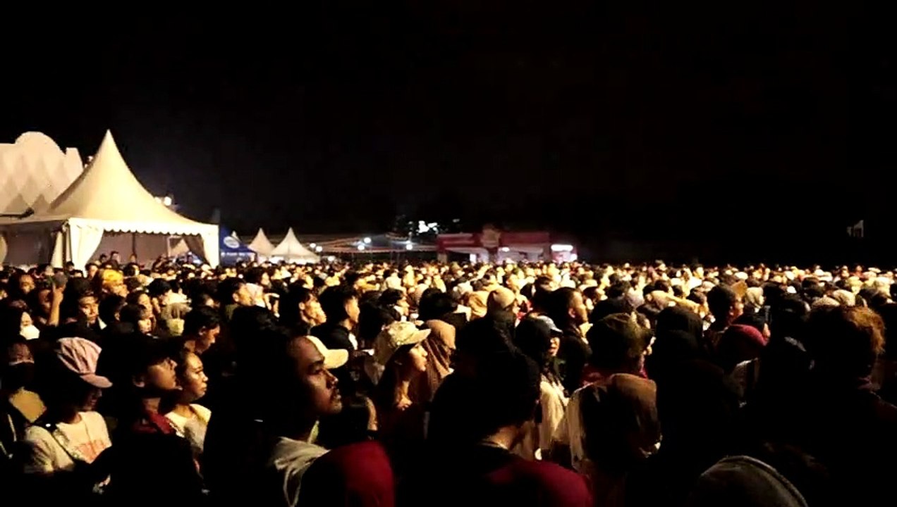 Suasana acara pesta retail yogyakarta.