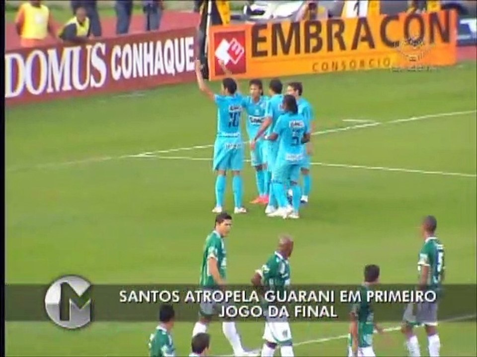 Guarani 0 x 3 Santos  06052012  1ª Final  Melhores Momentos