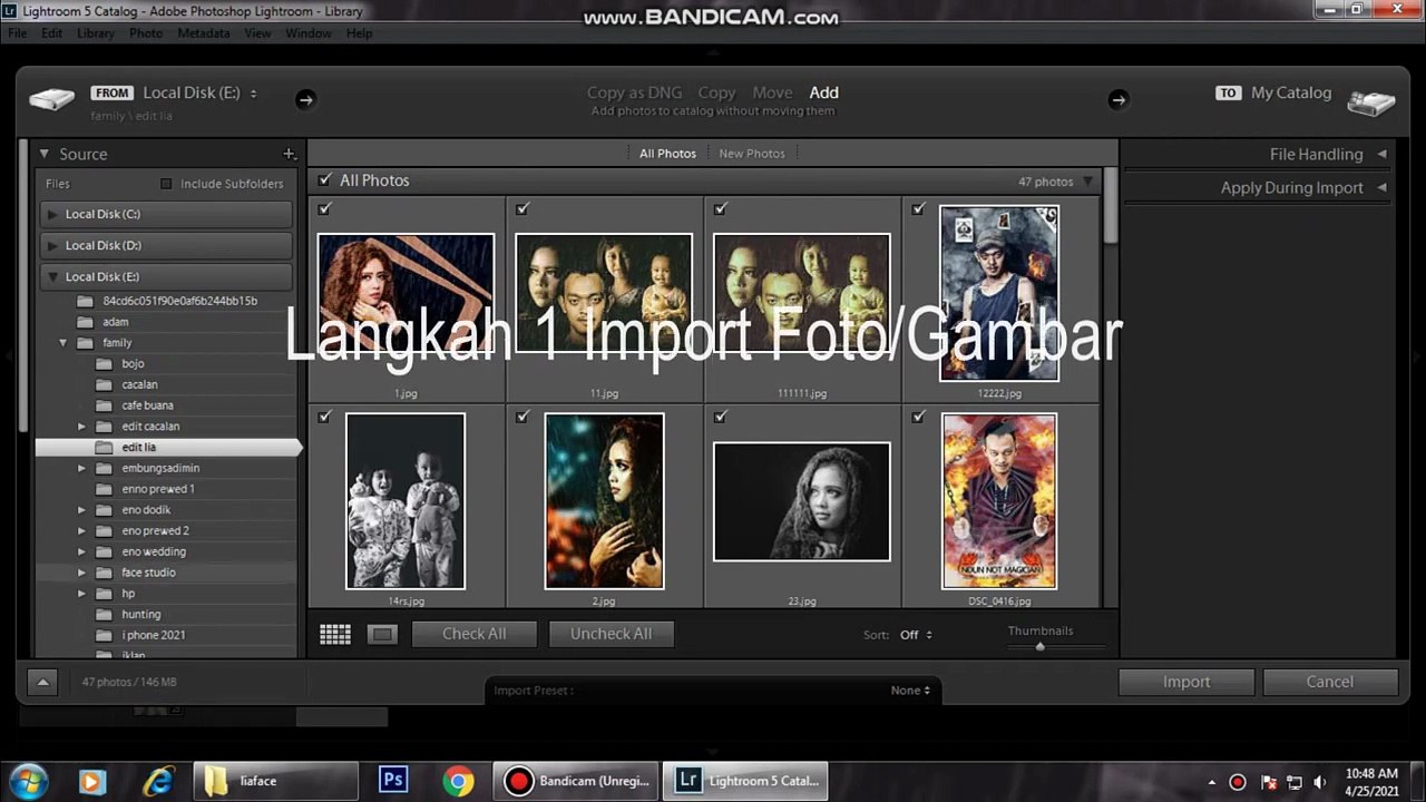 Belajar Lightroom Part 1
