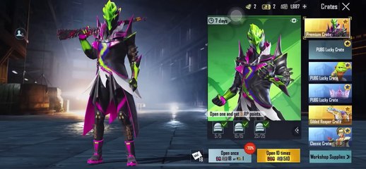 Vampire Set Trick _This Trick Got Vampire Set 3 Times _Mummy set Crate _PUBGM