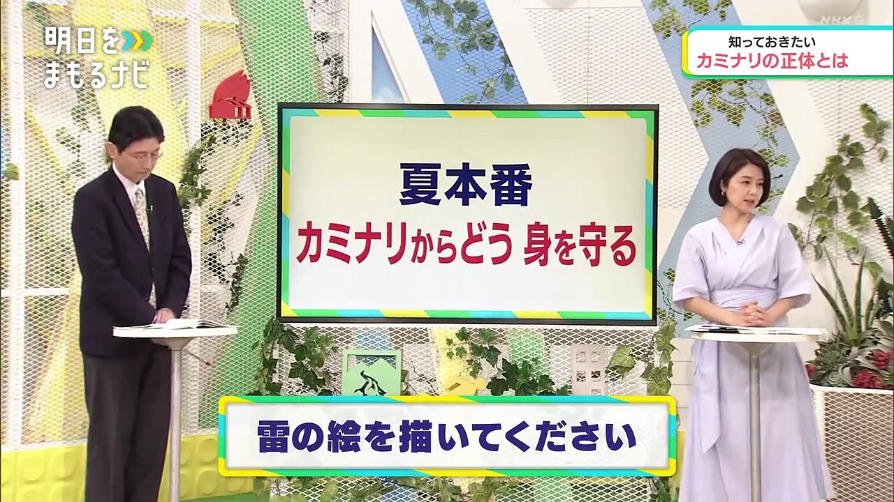 明日をまもるナビ（48）「夏本番　カミナリからどう身を守る」20220703
