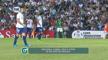 Gabriel Jesus é vítima de racismo no Uruguai