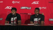 Louisville F Sydney Curry, F Brandon Huntley-Hatfield Postgame Presser vs. Florida A&M (12/17/22)