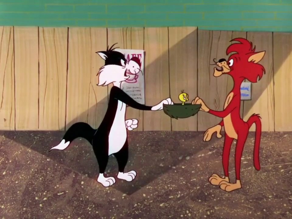 SILVESTRE y PIOLIN - Tratos Entre Gatos [Dibujos Animados del Ayer]