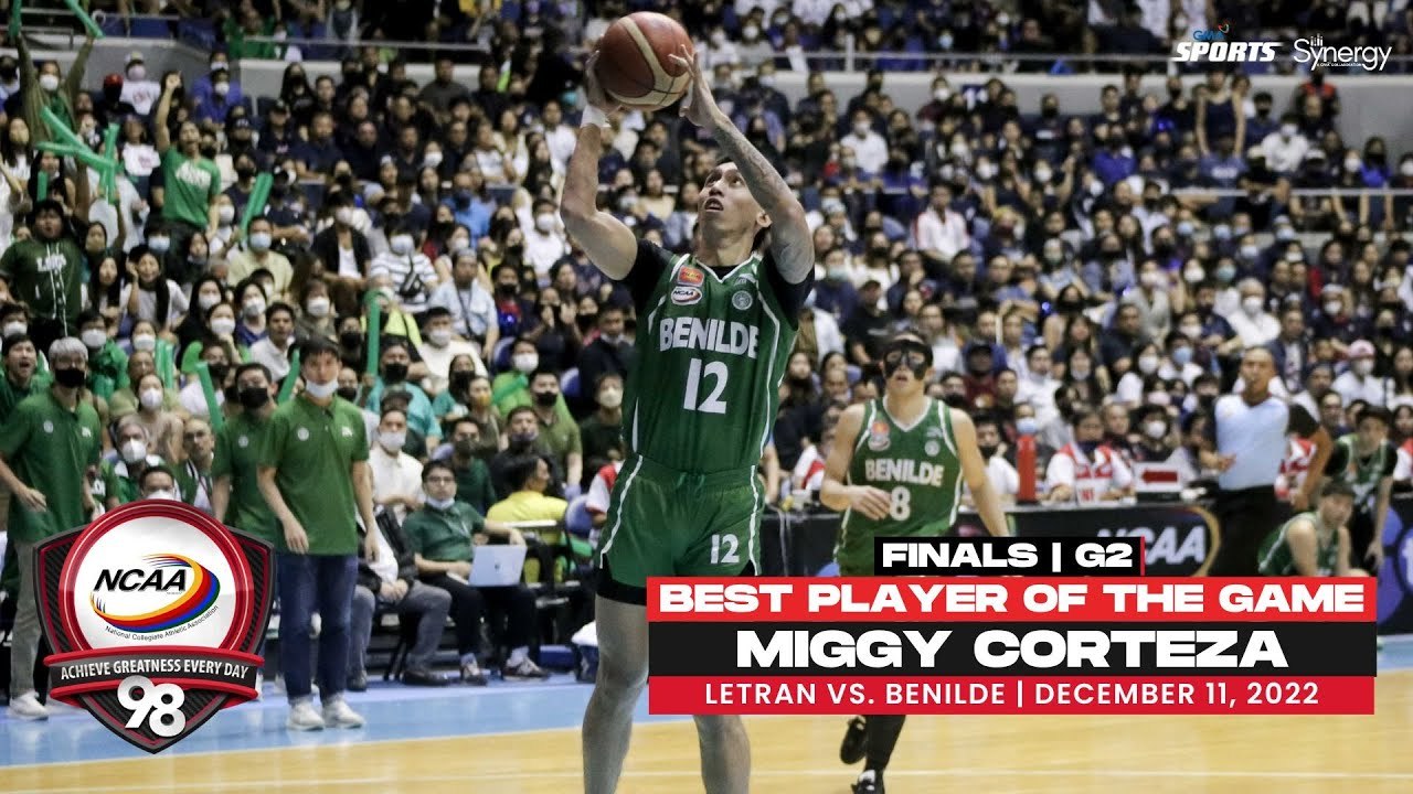 NCAA Season 98 Finals | Best Player: Miggy Cort...