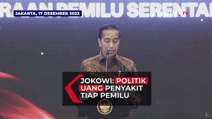 Presiden Jokowi: Politik Uang Penyakit Tiap Pemilu!