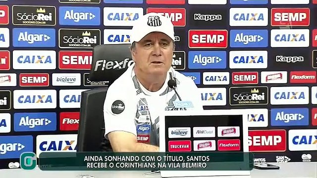 Santos ainda sonha com o título e recebe o Corinthians na Vila