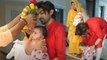 Debina Bonnerjee Gurmeet Choudhay New House Grah Pravesh Video Viral, दोनों बेटियों के सर पर रखा कलश