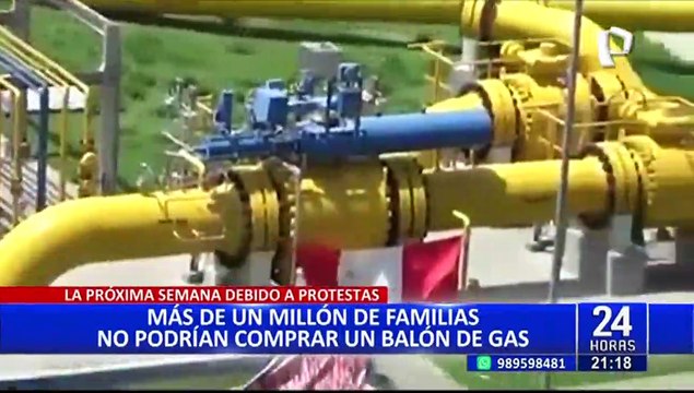 Más de un millón de familias no podrían comprar un balón de gas en las próximas semanas por las protestas