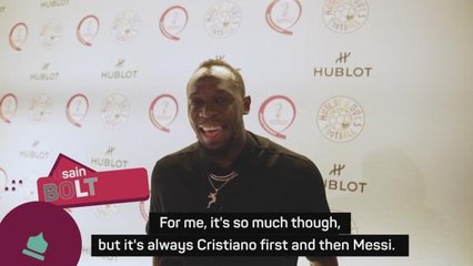 Usain Bolt answers football's big question - Messi or Ronaldo?