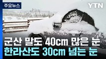 '군산 말도 40cm' 호남·제주 폭설...하늘·바닷길도 꽁꽁 / YTN