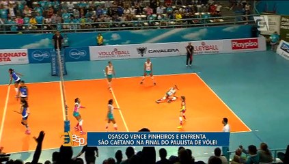 Descargar video: Osasco vira sobre São Caetano e vai à decisão do Paulista feminino de vôlei