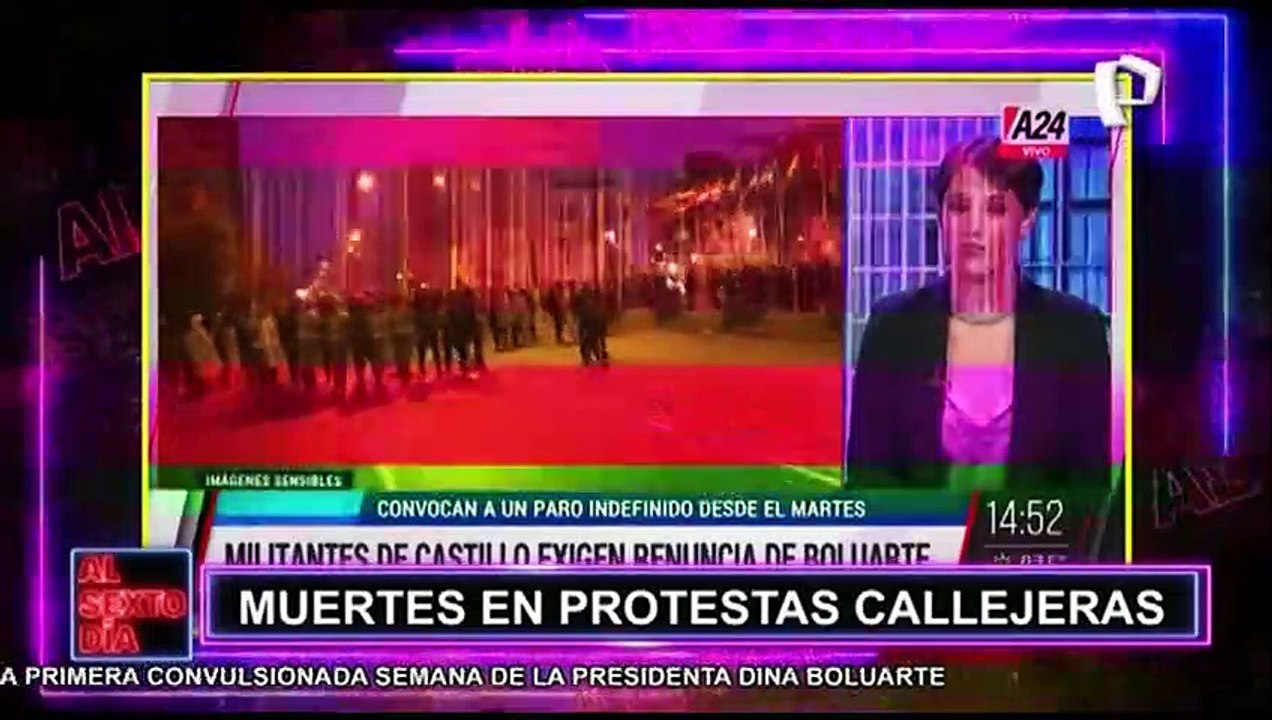 Sangre injusta en protestas callejeras a nivel nacional