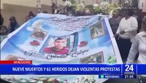 Ayacucho: nueve muertos y 61 heridos dejan violentas protestas