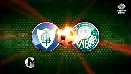 Assista aos gols de América-MG e Palmeiras no estádio Indepedência