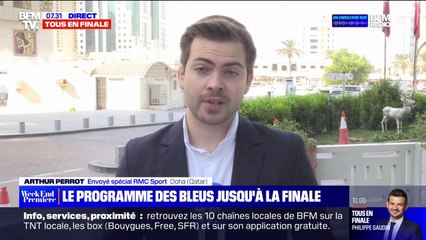 Quel est le programme des Bleus jusqu'à la finale?