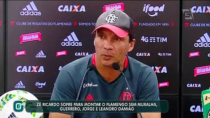 Técnico Zé Ricardo analisa adversário Santa Cruz