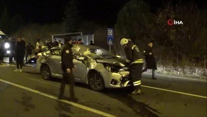 Hastane girişinde kaza: 1 yaralı