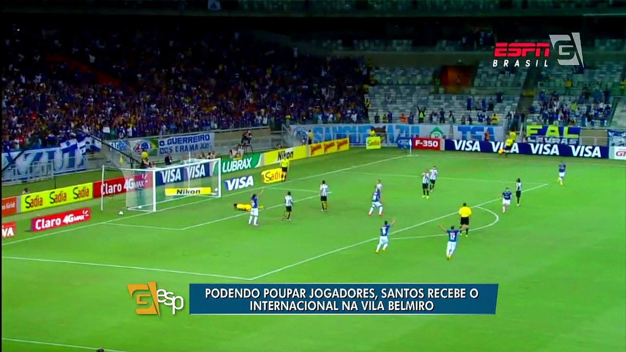 Santos fecha treinamento para enfrentar o Inter na Vila Belmiro