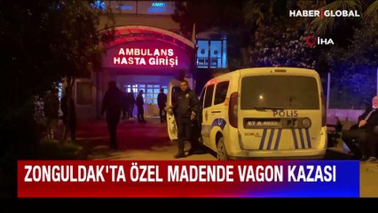 Özel maden ocağında vagon raydan çıktı: 1 ölü, 1 yaralı