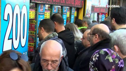 Milyoner olma hayali... Metrelerce kuyruk oluştu
