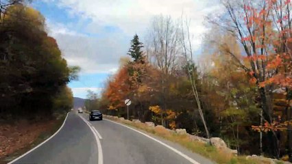 Stunning Mountain Roads Drive. Romania, Moeciu to Fundata. 4K Video