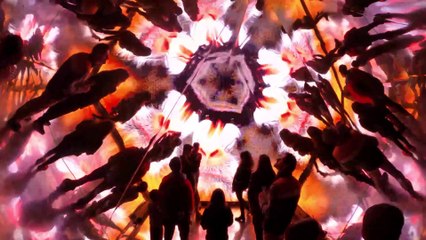 Festival of Lights Bucharest. Festivalul Luminilor. 4K Video