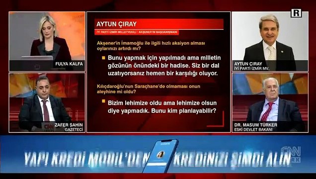 İyi Partili Çıray, CNNTürk'e bağlanıp ironi yaptı: Kemal Beye 'komplo' kurduk; Soylu'dan İmamoğlu'na 'ahmak' demesini rica ettik