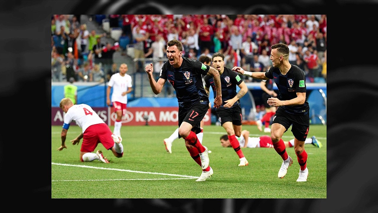 Imagens de Croácia x Dinamarca pelas oitavas de final