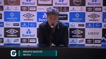 Coletiva do técnico Renato Gaúcho após empate do Grêmio com o Flamengo