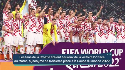 Qatar 2022 - Les supporters de la Croatie et du Maroc à la fête