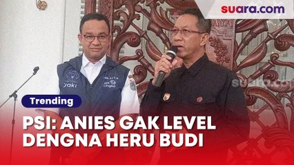 Alasan Menohok Anies Disebut Tak Level dengan Heru Budi, 'Enggak Apple to Apple'