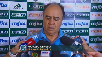 Marcelo Oliveira cita falhas do Palmeiras no empate com o Oeste