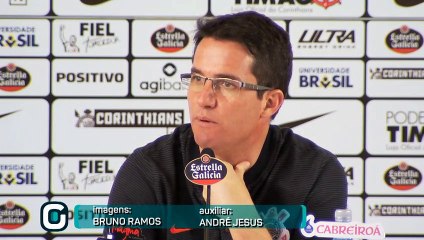 Coletiva do técnico Osmar Loss após vitória do Corinthians diante da Chapecoense