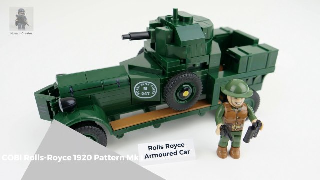 COBI Great War | 2988 - Rolls-Royce 1920 Pattern Mk I - unboxing and pure build - part 1