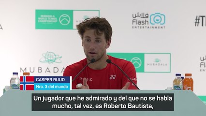 Ruud confiesa la virtud del tenista español que admira