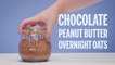 Chocolate Peanut Butter Overnight Oats | Recipes