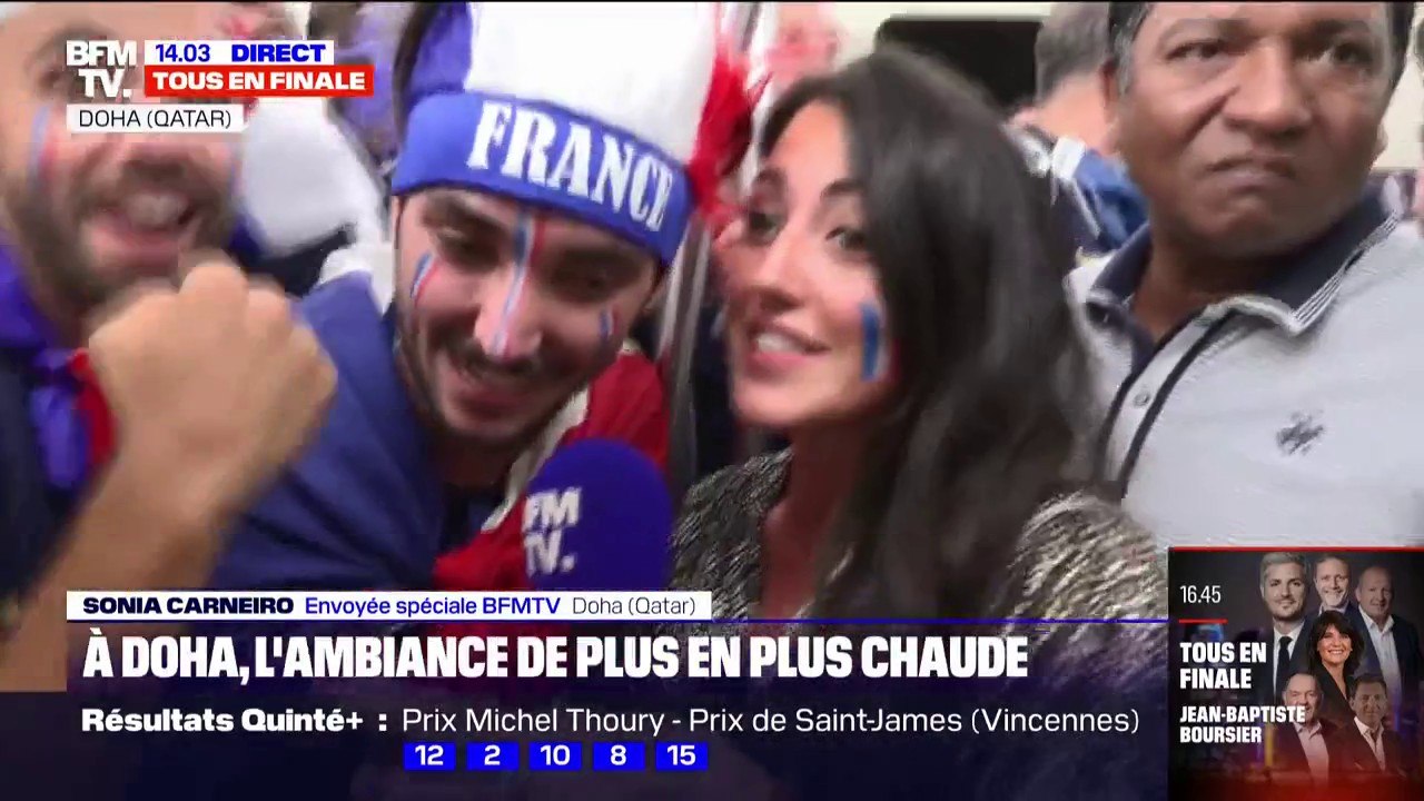Finale France - Argentine: les supporters français sont en route dans le métro de Doha pour assister à la finale