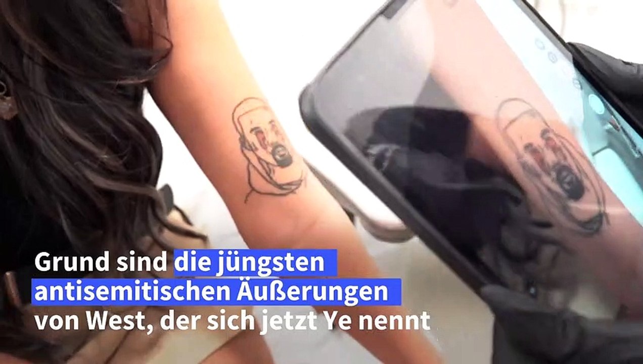 Londoner Klinik entfernt Kanye-West-Tattoos gratis